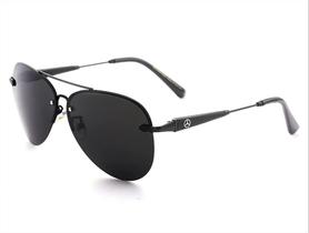 Óculos de Sol Mercedes-Benz Aviador Polarizado e Proteção UV400 Unissex + Case e Flanela Brinde