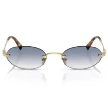 Óculos de Sol MiuMiu MU A54S ZVN800 Dourado Feminino Óculos de Sol MiuMiu MU A54S ZVN800 Dourado Feminino