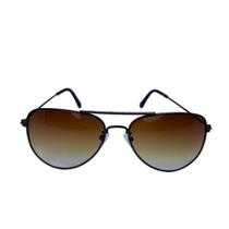 Oculos de Sol Modelo Aviador Classico Marrom Protecao UV-400