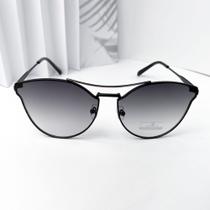 Óculos de sol modelo dupla faixa formato oval parte inferior resistente CÓD: 6316-145