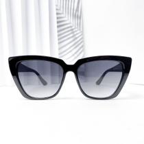 Óculos de sol modelo gatinho lateral grossa sofisticado código do modelo 4818-145
