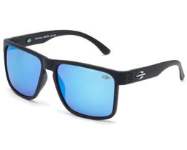 Óculos De Sol Mormaii Monterey Preto Fosco Revo Azul Ice M0029 A1497-55 Óculos De Sol Mormaii Monterey Preto Fosco Revo Azul Ice M0029 A1497-55