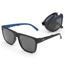 Óculos de Sol Mormaii Origami Preto e Azul Fosco - Unissex
