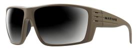 Óculos de sol Native Eyewear Griz Retangular Desert Tan/Grey