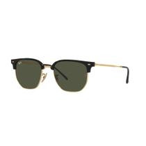 Óculos de Sol New Clubmaster Polido Preto sobre Ouro Ray-Ban Óculos de Sol New Clubmaster Polido Preto sobre Ouro Ray-Ban