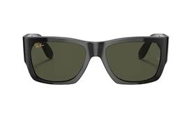 Oculos De Sol Nomad 2187 Armação Preto Com Lentes Verdes - Miami Sun Oculos De Sol Nomad 2187 Armação Preto Com Lentes Verdes - Miami Sun