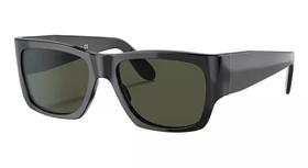 Oculos De Sol Nomad 2187 Preto Com Lentes Verdes Proteção Raios UVA UVB - Original