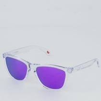 Óculos de Sol Oakley Frogskins Cinza e Roxo Óculos de Sol Oakley Frogskins Cinza e Roxo