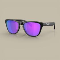 Óculos de Sol Oakley Frogskins Violet Matte Black Original Óculos de Sol Oakley Frogskins Violet Matte Black Original