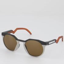 Óculos de Sol Oakley HSTN Matte Tungsten Cinza e Marrom