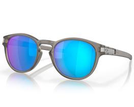 Óculos De Sol Oakley Latch Matte Grey Ink Prizm Sapphire Polarized OO9265 32-53 Óculos De Sol Oakley Latch Matte Grey Ink Prizm Sapphire Polarized OO9265 32-53