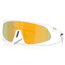Óculos de Sol Oakley RSLV Matte White Prizm 24k Óculos de Sol Oakley RSLV Matte White Prizm 24k