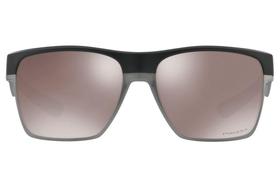 Óculos de Sol Oakley Twoface XL 0OO9350 10/59 Preto Fosco Lente Preto Espelhado Polarizado