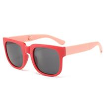 Óculos de Sol OEM Moda Meninas Eyewear em PC e Policarbonato Vermelho Unissex Óculos de Sol OEM Moda Meninas Eyewear em PC e Policarbonato Vermelho Unissex