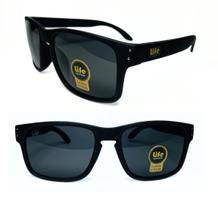 Óculos de Sol Original Courage holbrook Preto Retangular Masculino Feminino Unissex UV400
