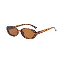Óculos De Sol Ovais Vintage Para Mulheres, Retrô, Preto E Branco, Clássicos, UV400, 1/8 Peças