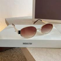 Óculos De Sol Oval Vintage Para Mulheres Homens Pequenos Com Armação Metálica moda 2025 unissex blog