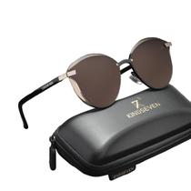 Óculos de Sol Oversized Estilo Cat-Eye kingseven unissex - Óculos de Sol Oversized Estilo Cat-Eye kingseven unissex -