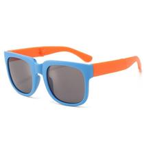Óculos De Sol Para A Moda Meninas Eyewear UV400 Cor:Azul