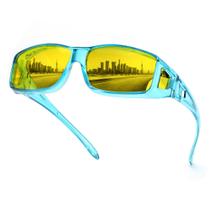 Óculos de sol para dirigir à noite FEISEDY Fit Over Polarized