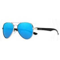 Óculos de Sol para Homem Clássico Uv400 Proteção Polarização Estilo Piloto