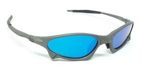 Oculos de Sol Penny Azul Claro Céu Juliet Tamanho Menor X-Metal Pinada Polarizada Lupa Mandrake - TOPLUPAS