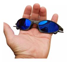 Oculos de Sol Penny Azul Escuro X-Metal Juliet Polarizada Tamanho Menor Lupa Mandrake Doublex Mars - TOPLUPAS