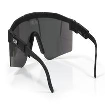 Óculos de Sol Performance Hupi Maverick Preto - Lente Prata Espelhado Óculos de Sol Performance Hupi Maverick Preto - Lente Prata Espelhado