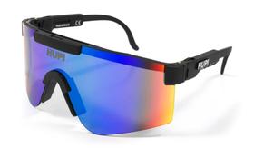 Óculos de Sol Performance Hupi Maverick Preto - Lente Verde Espelhado Óculos de Sol Performance Hupi Maverick Preto - Lente Verde Espelhado
