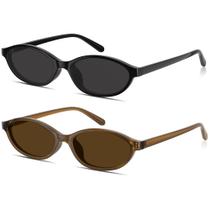 Óculos de Sol phikttu Retrô Oval Gatinho UV400 Feminino Óculos de Sol phikttu Retrô Oval Gatinho UV400 Feminino