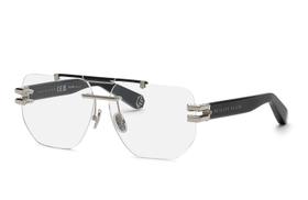 Óculos de sol Philipp Plein VPP 087 M Palladium com preto