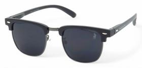 Óculos de Sol PLC Casual Quadrado estilo Club Master UV400 + Case Couro ECO