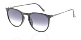 Óculos de Sol PLC Casual Way Farer Preto UV400 Unissex, Kit contém Case