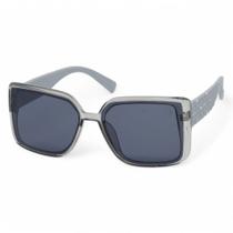 Óculos de Sol PLC com design Clássico Oversized com Proteção UV400 Kit contém Case Couro ECO Óculos de Sol PLC com design Clássico Oversized com Proteção UV400 Kit contém Case Couro ECO