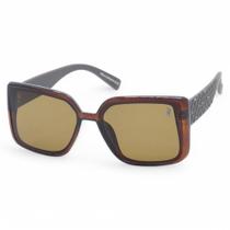 Óculos de Sol PLC com design Clássico Oversized com Proteção UV400 Kit contém Case Couro ECO