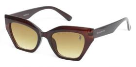 Óculos de Sol PLC Gateado Marquezine, Feminino Kit contém Case Óculos de Sol PLC Gateado Marquezine, Feminino Kit contém Case