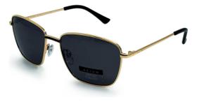 Óculos De Sol Polarizado Dourado Uv400 Proteção Solar Acium
