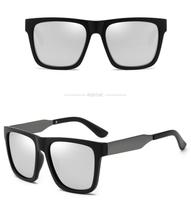 Óculos De Sol Polarizado Espelhado Masculino Square Uv 400