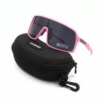 Óculos De Sol Polarizado Feminino Pendulari Rosa Pink Ciclismo Corrida Vôlei UV400