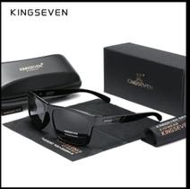 Oculos de sol polarizado Kingseven Original com lentes UV400 para homens e mulheres com caixa