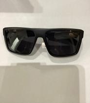 Óculos de sol polarizado masculino cinza e preto - acetato