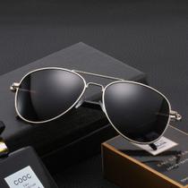 Óculos de Sol Polarizado Masculino/Óculos Aviador Clássico - M&C