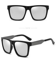 Óculos De Sol Polarizado Masculino Square Uv 400 Varias Cores
