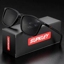 Óculos De Sol Polarizado SUPKLEY Esportivos para Homens Proteção UV 400 com caixa