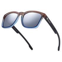 Óculos De Sol Polarizado Uv 400 Hu Wood Na Caixa