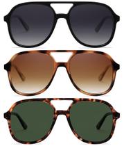 Óculos de Sol Polarizados Arjien - Estilo Vintage Aviator para Mulheres