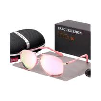 Óculos de sol polarizados Barcur para homens e mulheres, lente gradiente, acessórios estilo piloto