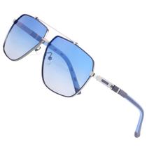Óculos de sol polarizados barcur quadrado gradiente uv400