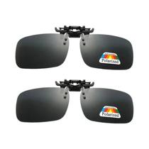Óculos De Sol Polarizados Clip-on, Conjunto De 2 Peças, Óculos Para Miopia, Óculos De Visão Noturna