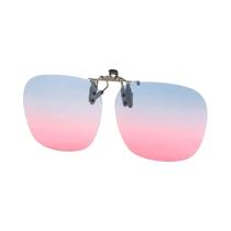 Óculos De Sol Polarizados Clip-On Para Óculos De Grau, Armação Metálica Dobrável Sem Aro, Estilo